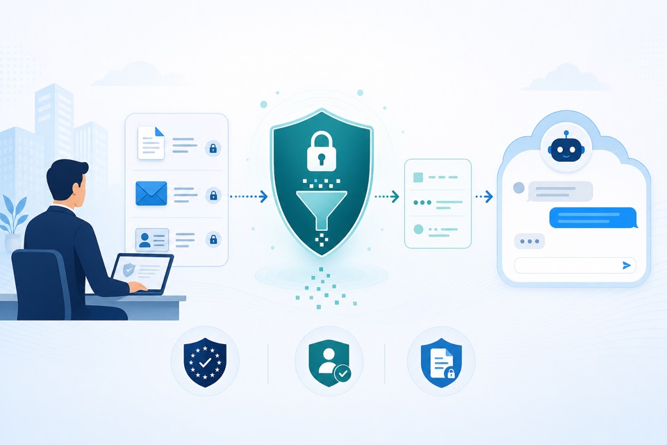 Privacy proxy illustration